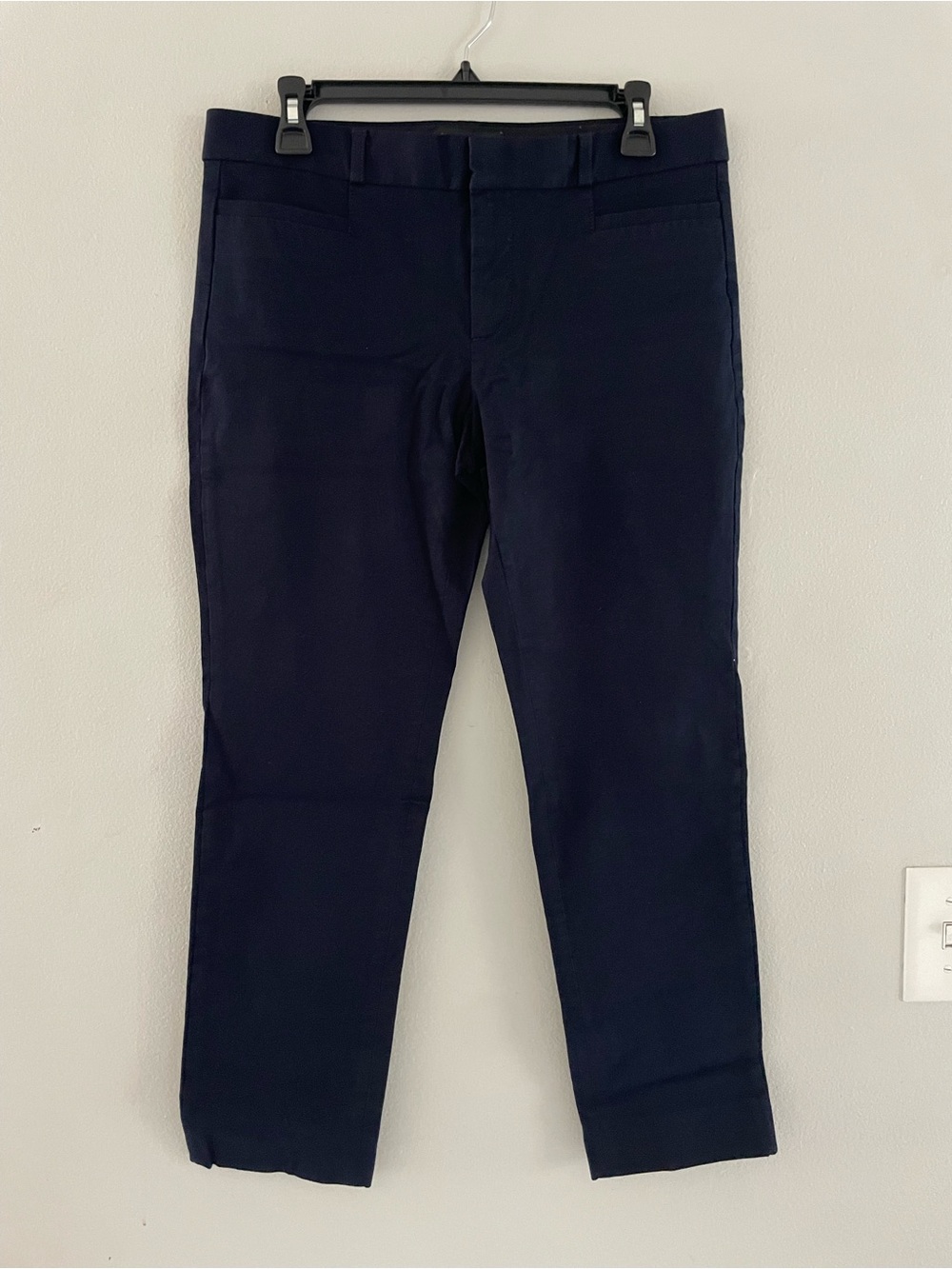 Banana Republic Navy Ankle Cropped Dress Pants